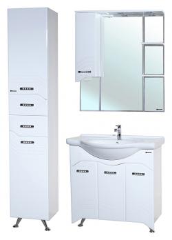 Мебель для ванной Bellezza Дрея 85 с бельевой корзиной